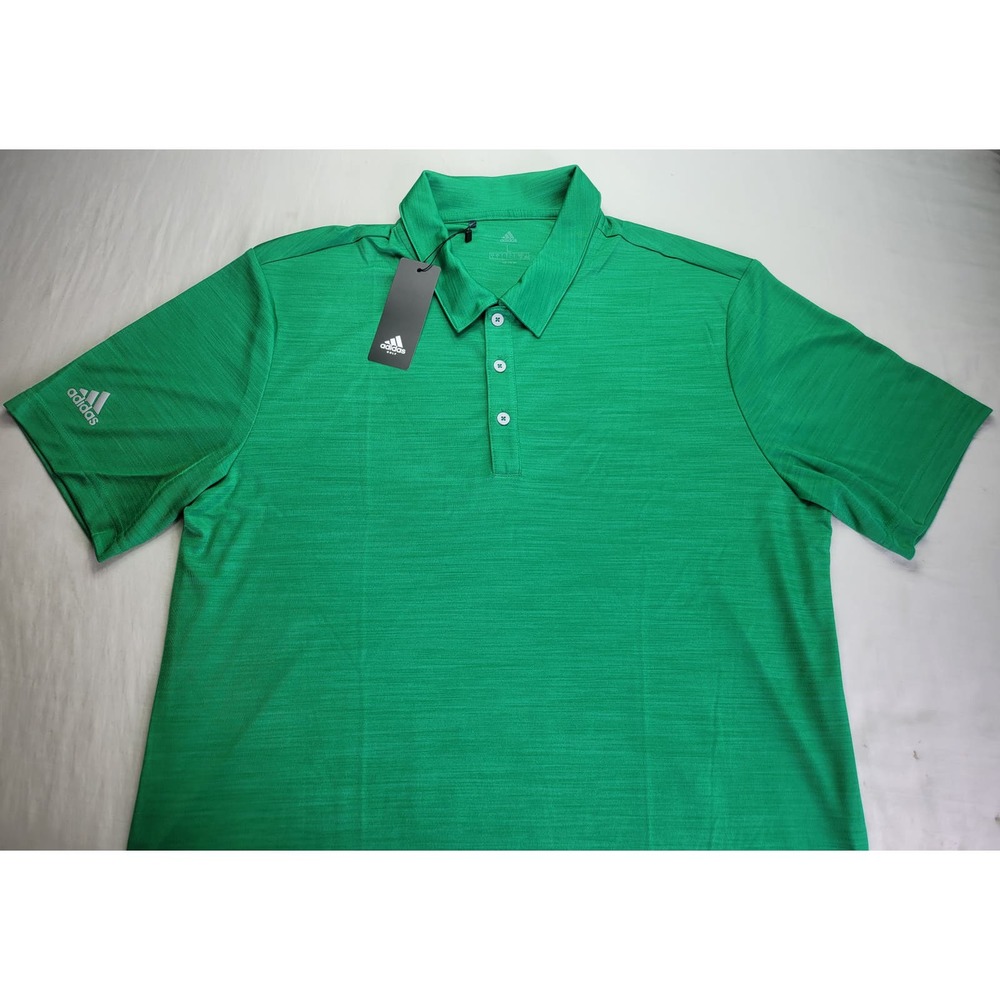 Adidas Golf Men's Mélange Sport Polo Shirt M L Casual Athletic T-shirt New